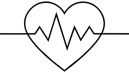 Captivating Heartbeat Logo Vector Art for Your Brand's Pulse