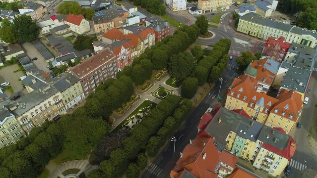 Park Sienkiewicza Slupsk Centrum Aerial View Poland