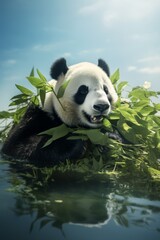 Panda in the wild Generative AI