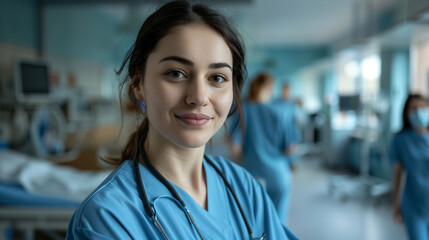 portrait of a female nurse