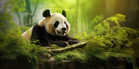Panda in the wild Generative AI