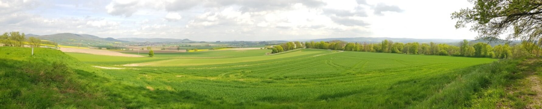 Perspectives around the Scharfenstein parking lot on the 
A49 near 
34281 Gudensberg in North Hesse