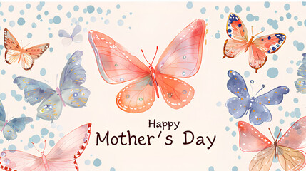 Happy Mother's Day poster background