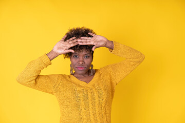 Woman Covering Her Eyes With Hands