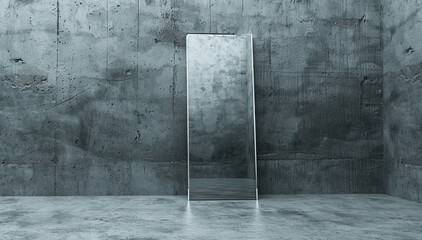 Sad mirror reflecting miracles and the universe, and that the miracles and the universe are seen...