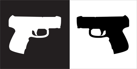 IIlustration Vector graphics of Pistol icon