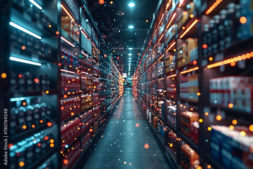 Poster an ai algorithm analyzing market trends and consumer behavior to optimize pricing and promotions in 
