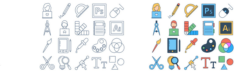 designers vector icon illustration