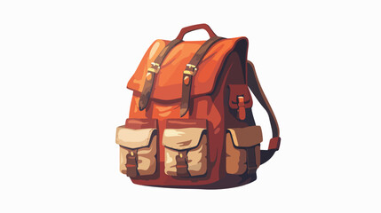 Adventure backpack symbolizes successful exploration 