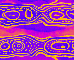 Abstract creative gradient background in neon colors