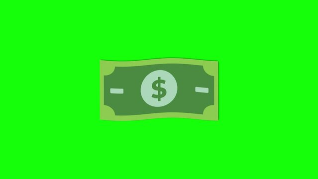 money with wavy animation
