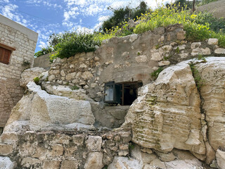 Cave of Elijah is the place on Mount Carmel in Haifa
