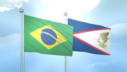 Brazil and Samao Flag Together A Concept of Relations