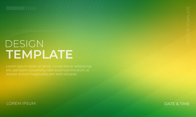 Colorful Vector Gradient grainy texture in green yellow and gold tones