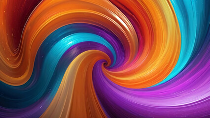 abstract colorful swirl background with motion blur effect
