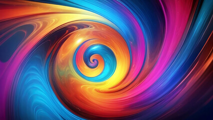 abstract colorful swirl background with motion blur effect