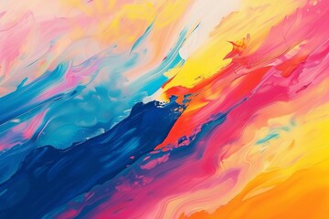 abstract blurred colorful background dreamy surreal creative painting modern art illustration