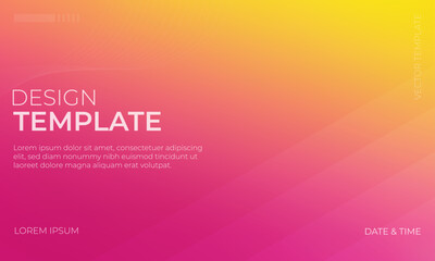 Bright and Vivid Yellow and Magenta Vector Gradient Grainy Texture