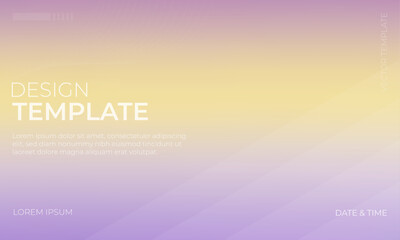 Soft Yellow Purple and Lavender Vector Gradient Grainy Texture Background