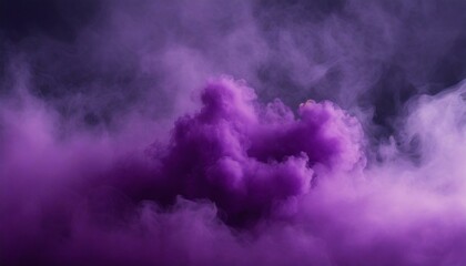 ai genertative of hyper realistic of a smoke with purple colour and dark background