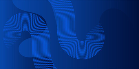 blue background with wavy abstract lines