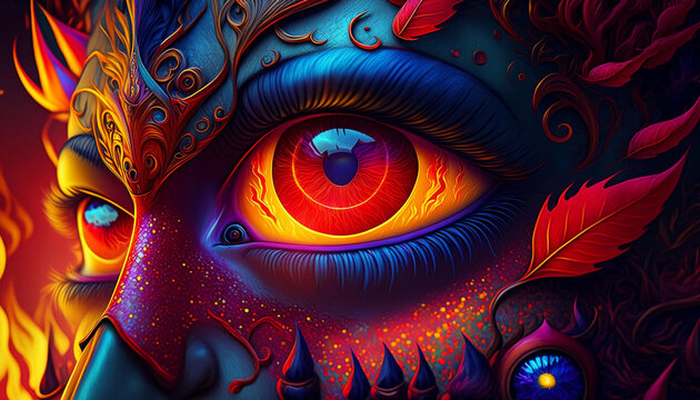 le regard du diable