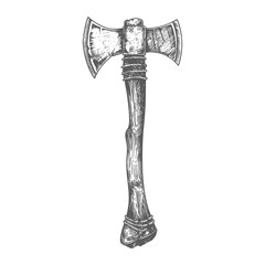 ax images using Old engraving style body black color only