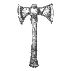 ax images using Old engraving style body black color only