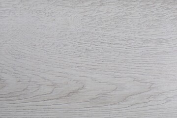 Texture of white wooden flooring as background, top view