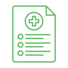 Fototapeta premium Medical Prescription Icon