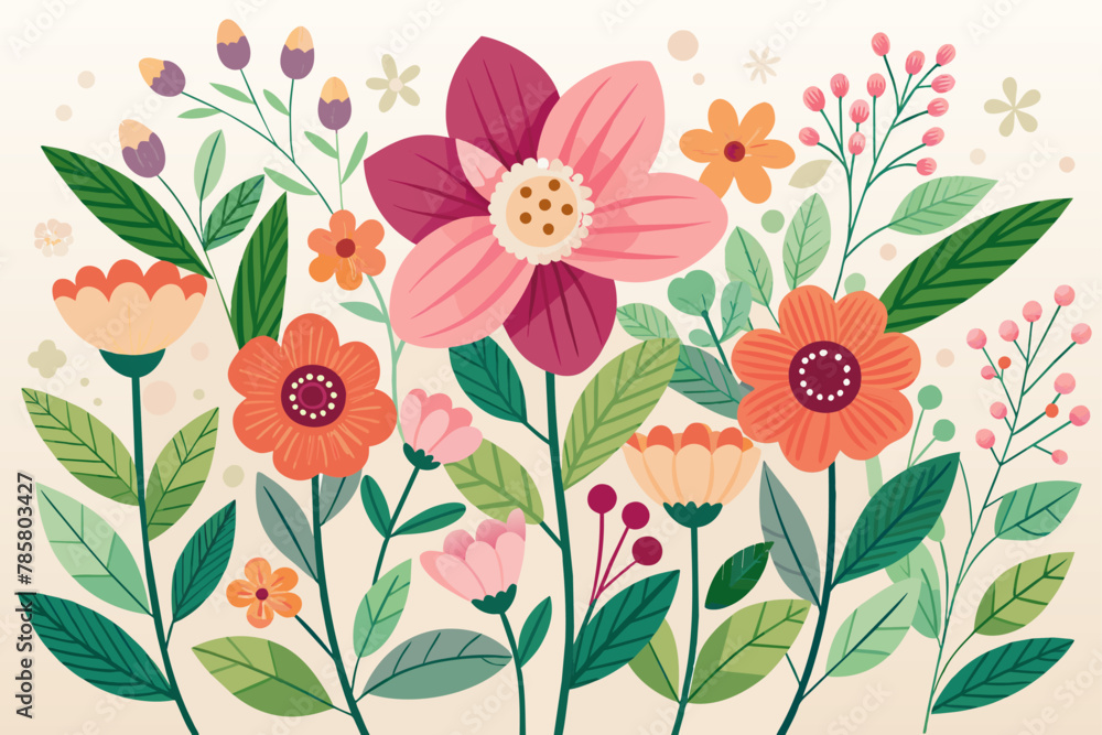 Sticker Charming floral backgrounds in white, perfect for adding a touch of elegance to any project.