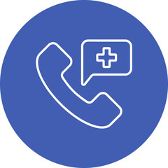 Obraz premium Emergency Phone Icon