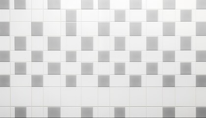 white and grey tile wall