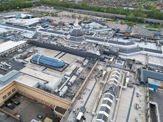 Aerial View of Central Dartford London City of England United Kingdom,