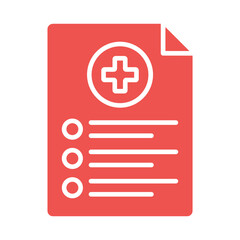 Fototapeta premium Medical Prescription Icon