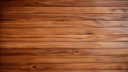Naklejka premium Warm Rich Brown Horizontal Wooden Plank Texture for Seamless Background Design