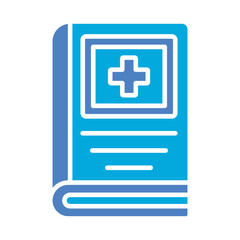 Fototapeta premium Medical Book Icon