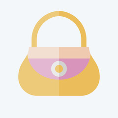 Icon Bag. related to Indigenous People symbol. flat style. simple design editable. simple illustration