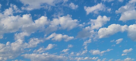 blue sky with clouds