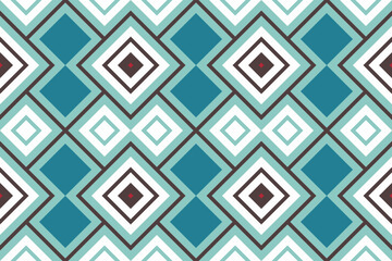 Ikat Fabric Paisley Embroidery Background. Ikat Damask Geometric Ethnic Oriental Pattern traditional.aztec Style Abstract Vector illustration.design for Texture,fabric,clothing,wrapping,sarong.