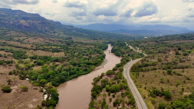 Paisajes en el suroeste antioque&ntilde;o, Puente Iglesias, Antioquia, Colombia.