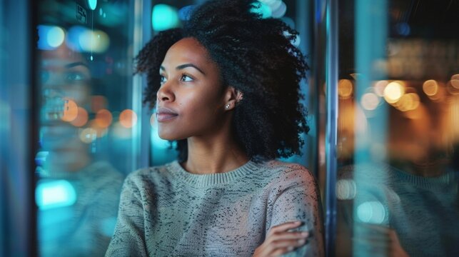 A portrait of a determined IT spet passionately discussing the implementation of tingedge digital solutions and the positive impact it will have on their organizations efficiency. .