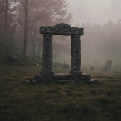 Fototapeta premium Celtic Scenes