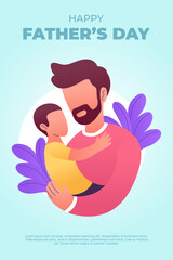Happy Father Day Illustration