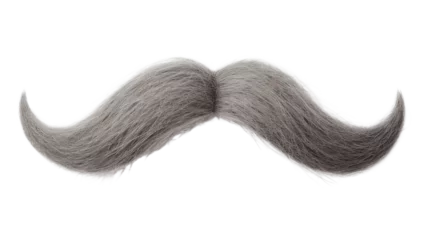 Tuinposter PNG Mustache mustache white background moustache © Rawpixel.com
