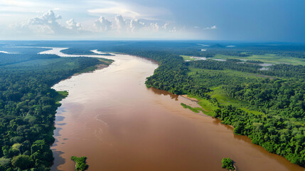 view of the amazon river
