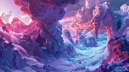 Dreamscape: Surreal VR Environment with Color-Changing Surfaces
