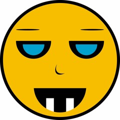 smiley face mask , smiley, face, smile, emoticon, icon, cartoon, vector, happy, symbol, illustration, emotion, expression, yellow, head, happiness, fun, button, sign, design, character, funny, smiling