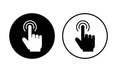 Fototapeta premium Hand click icon set. pointer icon vector. hand cursor icon vector