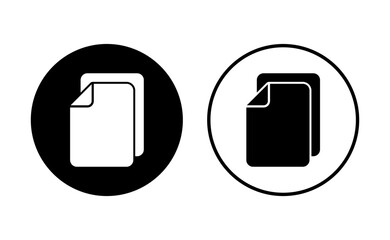 Document icon set. Paper icon. File Icon